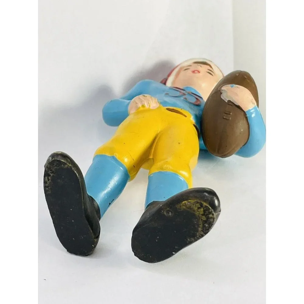 WILTON CAKE TOPPER FOOTBALL PLAYER #55 BOY KID 4.5